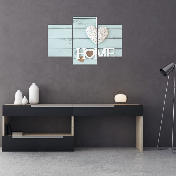 Tablou - I love home (90x60 cm)