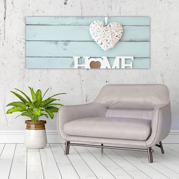 Tablou - I love home (120x50 cm)