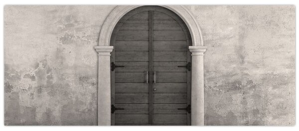 Tablou - Ușa misterioasă (120x50 cm)