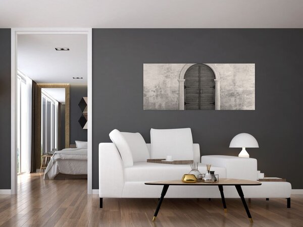 Tablou - Ușa misterioasă (120x50 cm)