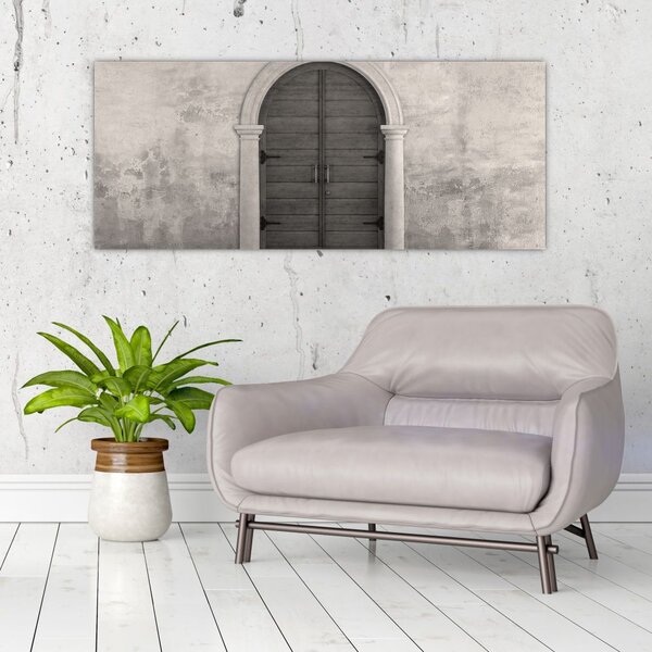 Tablou - Ușa misterioasă (120x50 cm)