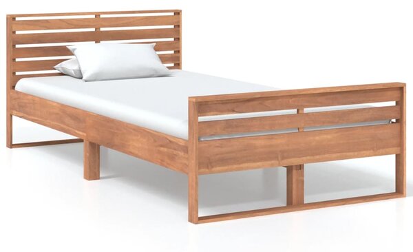 Cadru de pat, 100x200 cm, lemn masiv de tec