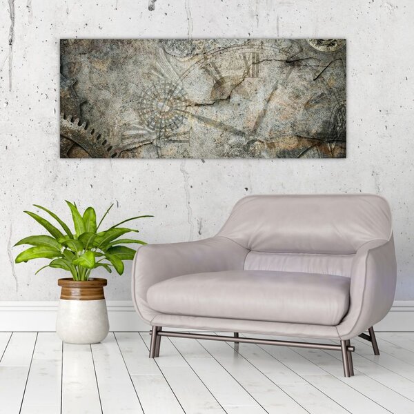 Tablou - Curgerea timpului (120x50 cm)