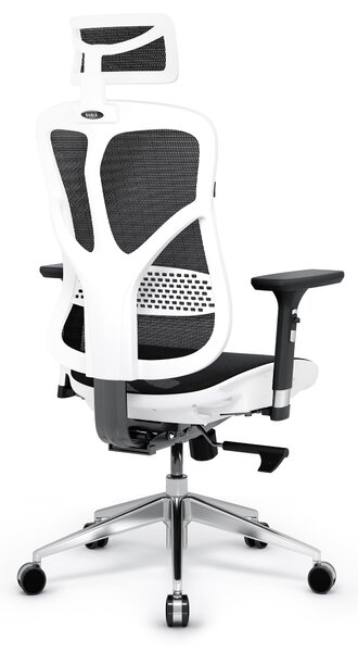 Scaun ergonomic DIABLO V-BASIC: Alb-negru Diablochairs