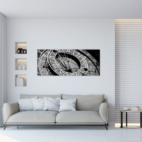 Tablou - Ceasul Astronomic, Praga, Republica Cehă (120x50 cm)