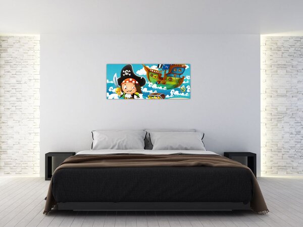 Tablou - Comoara piraților (120x50 cm)