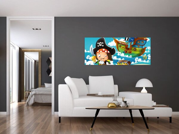 Tablou - Comoara piraților (120x50 cm)