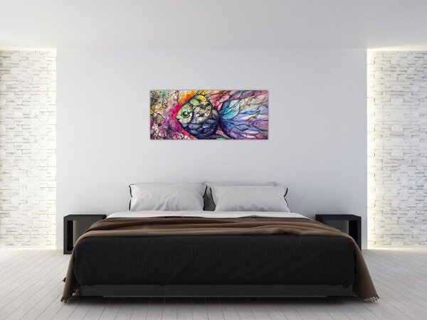 Tablou - Peștișorul colorat (120x50 cm)