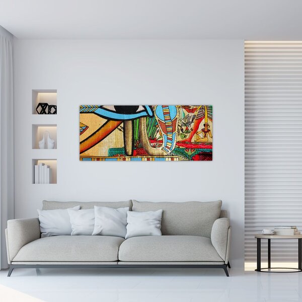 Tablou- Pictură egipteană (120x50 cm)