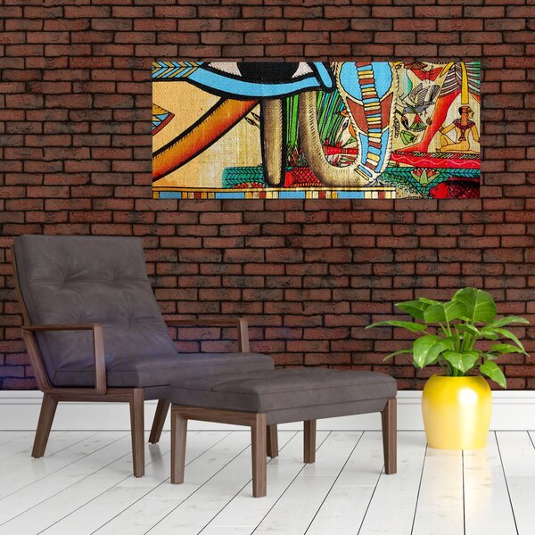 Tablou- Pictură egipteană (120x50 cm)
