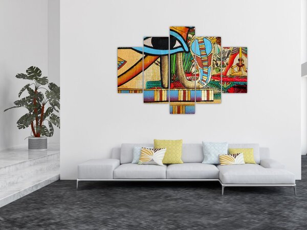 Tablou- Pictură egipteană (150x105 cm)