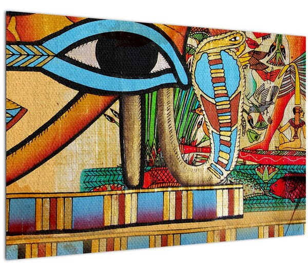Tablou- Pictură egipteană (90x60 cm)