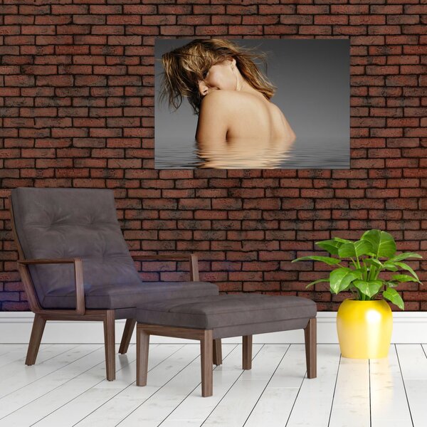 Tablou - Imaginea unei femei care face baie (90x60 cm)