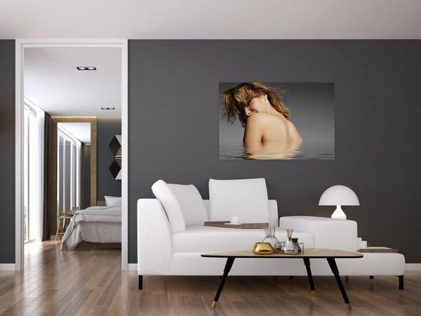 Tablou - Imaginea unei femei care face baie (90x60 cm)