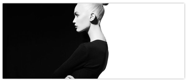 Tablou - O femeie à la yin și yang (120x50 cm)