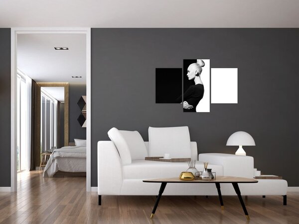 Tablou - O femeie à la yin și yang (90x60 cm)