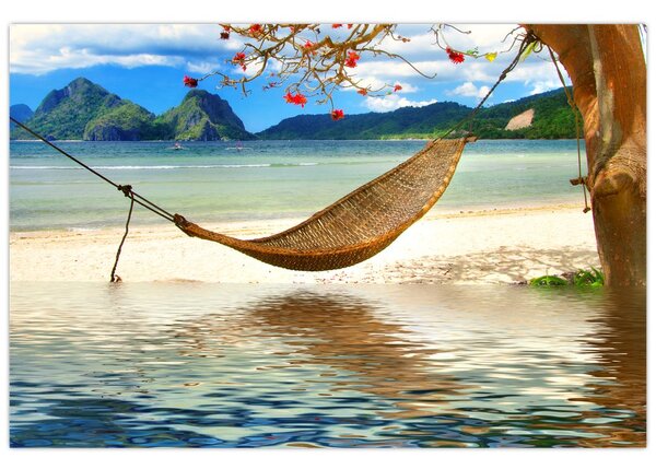 Tablou - Relax la plajă (90x60 cm)