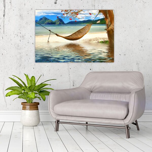 Tablou - Relax la plajă (90x60 cm)