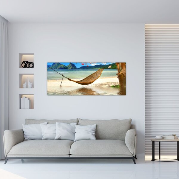 Tablou - Relax la plajă (120x50 cm)