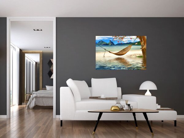 Tablou - Relax la plajă (90x60 cm)