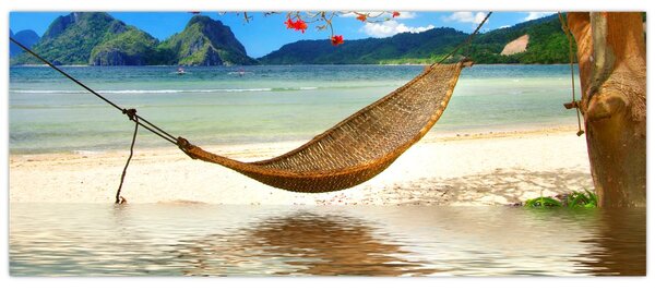 Tablou - Relax la plajă (120x50 cm)