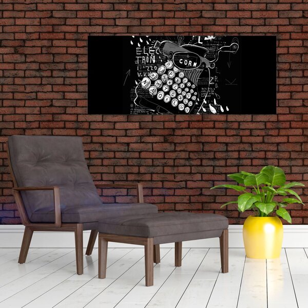 Tablou - Desen în stilul lui Banksy (120x50 cm)