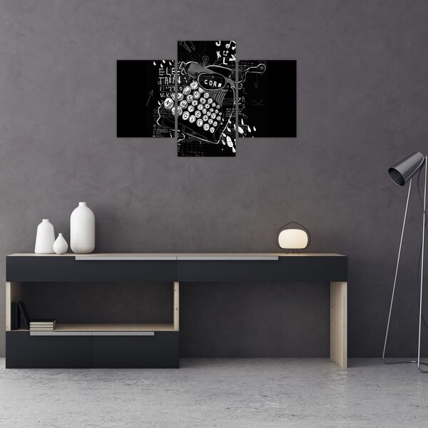 Tablou - Desen în stilul lui Banksy (90x60 cm)