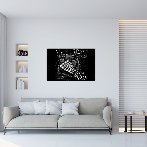 Tablou - Desen în stilul lui Banksy (90x60 cm)