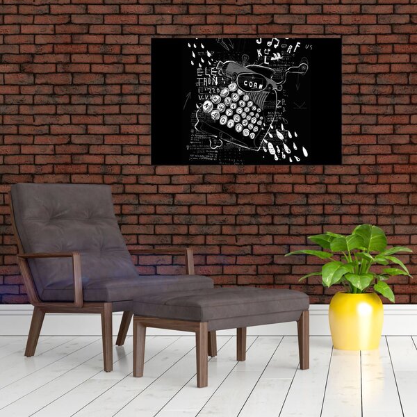 Tablou - Desen în stilul lui Banksy (90x60 cm)