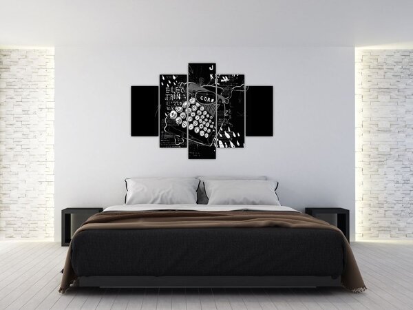 Tablou - Desen în stilul lui Banksy (150x105 cm)