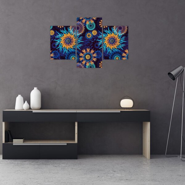 Tablou - 3D flori (90x60 cm)