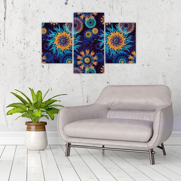 Tablou - 3D flori (90x60 cm)