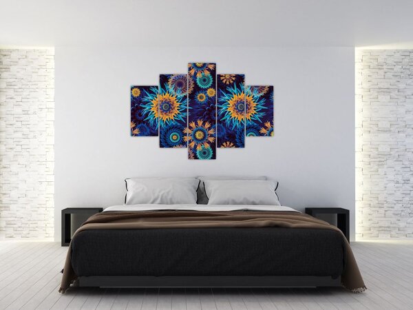 Tablou - 3D flori (150x105 cm)