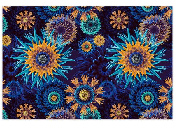 Tablou - 3D flori (90x60 cm)