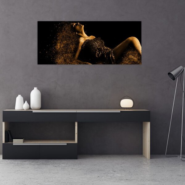 Tablou - Femeia din aur (120x50 cm)