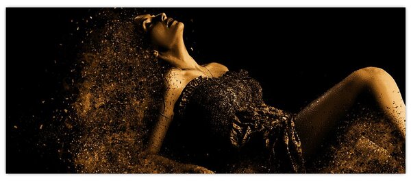 Tablou - Femeia din aur (120x50 cm)