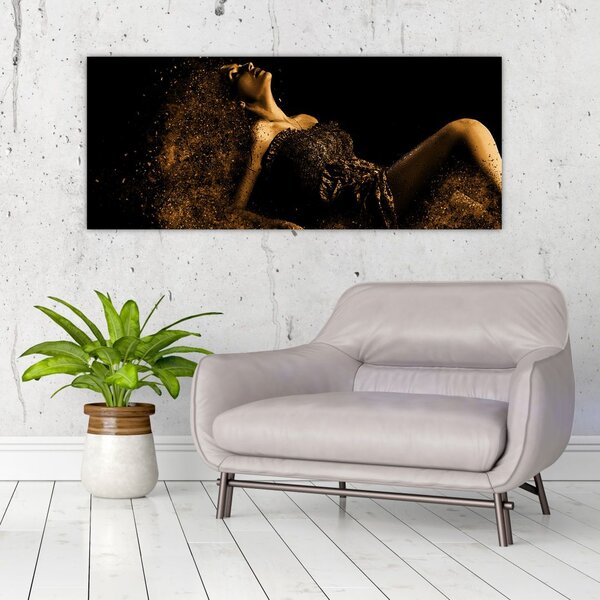 Tablou - Femeia din aur (120x50 cm)
