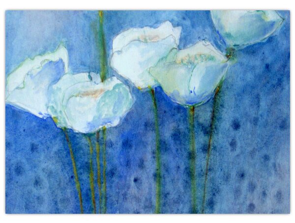 Tablou - Lalele albe (70x50 cm)