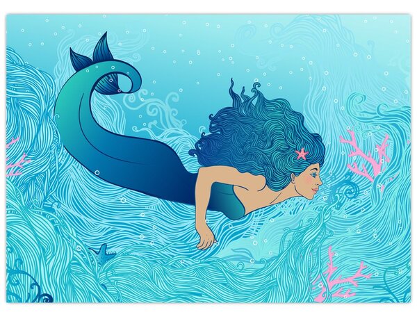 Tablou - Sirena (70x50 cm)