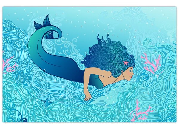 Tablou - Sirena (90x60 cm)