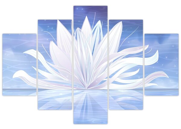 Tablou - Floare de lotus (150x105 cm)