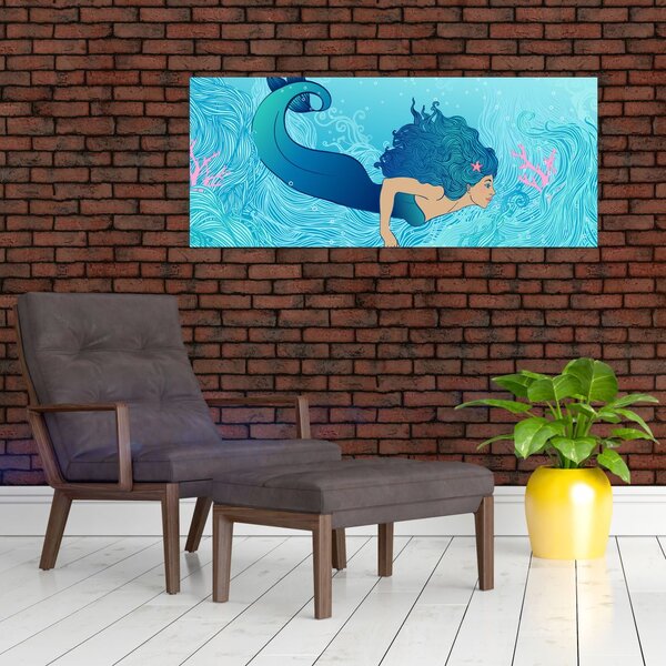 Tablou - Sirena (120x50 cm)