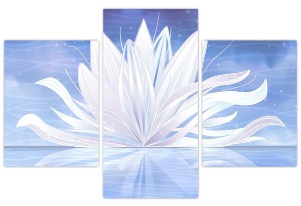 Tablou - Floare de lotus (90x60 cm)