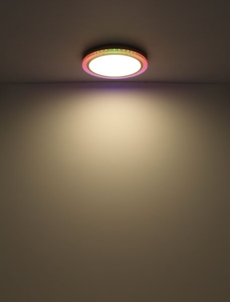 Plafonieră RGBW dimabilă BOLLY LED/20W/230V Globo 41372-24 + telecomandă