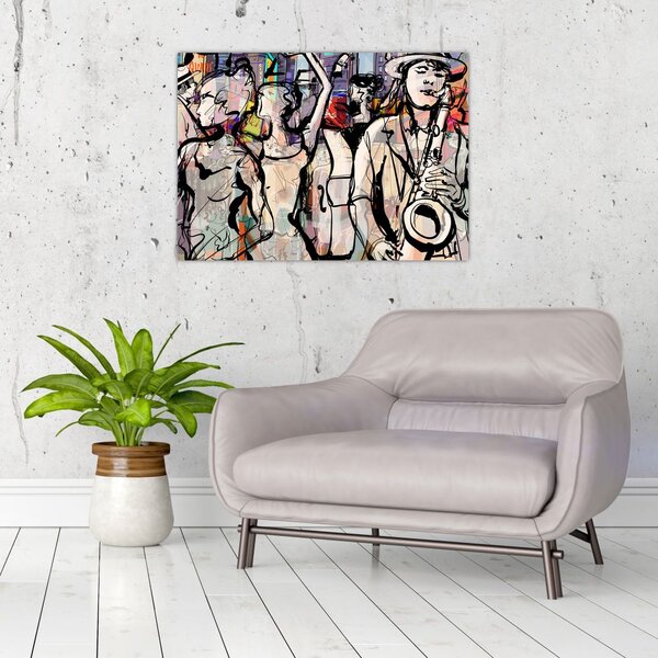 Tablou - Seara de jazz (70x50 cm)