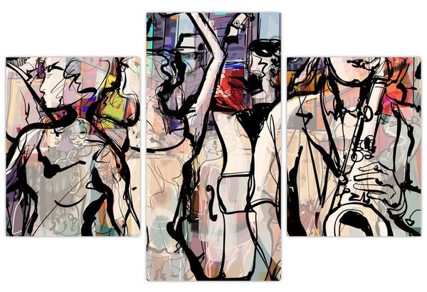 Tablou - Seara de jazz (90x60 cm)