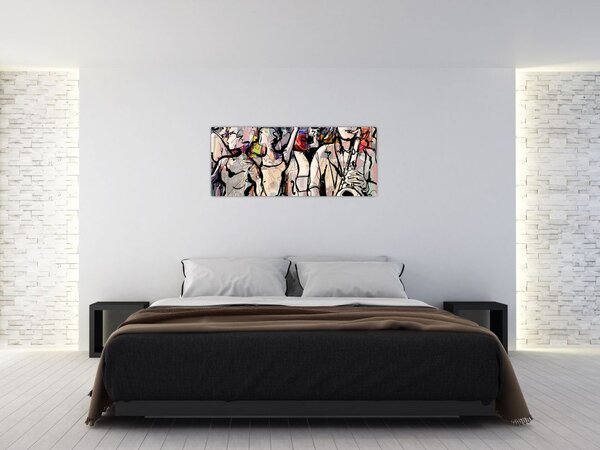 Tablou - Seara de jazz (120x50 cm)