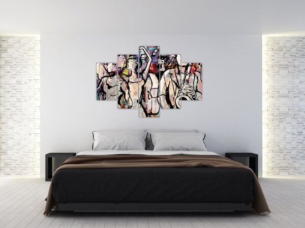 Tablou - Seara de jazz (150x105 cm)