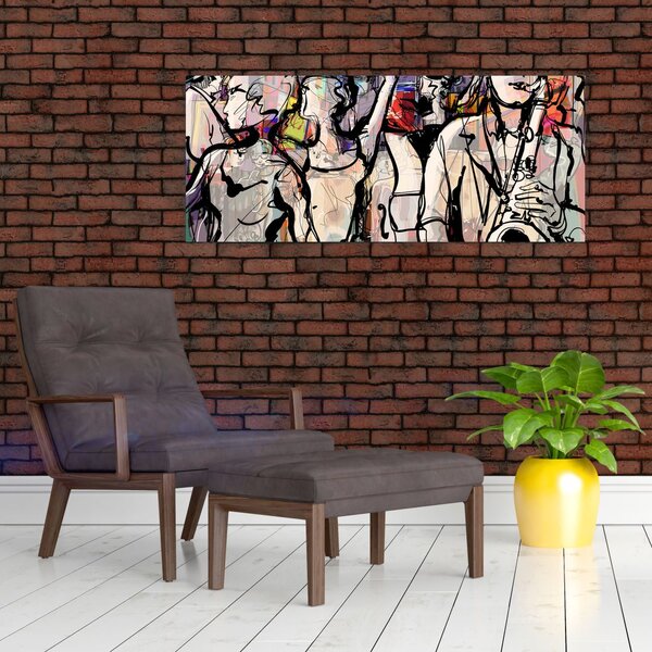 Tablou - Seara de jazz (120x50 cm)