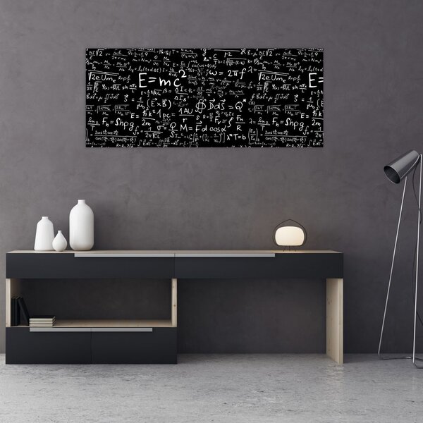 Tablou - Matematică (120x50 cm)